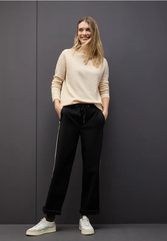 Thumbnail - Street One Frauen Basic Pullover in Beige, Gr: 36