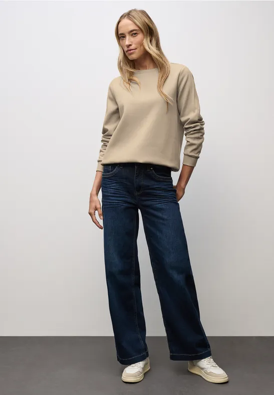 Thumbnail - Sweatshirt mit Rippdetail