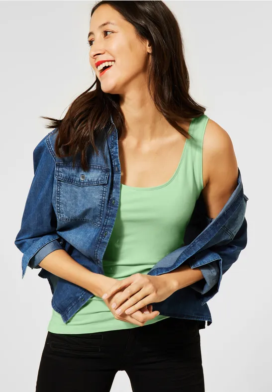 Top Lana Sintetica Donna Street One Street One Scollo A Barchetta - Viscosa E Cotone Tinta Unita Maglione Donna Maglione Casual Street One