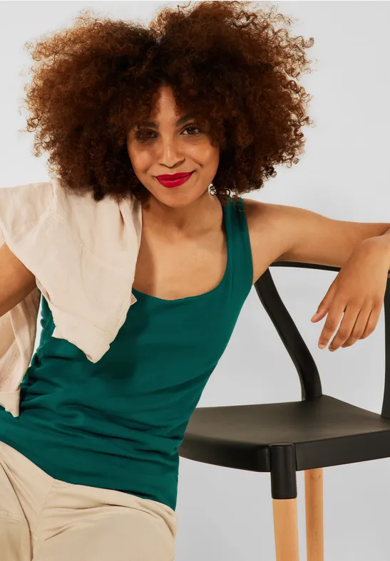 Haut à Bretelles Zara Taille M - Noir Et Blanc Occasion Très Bon état