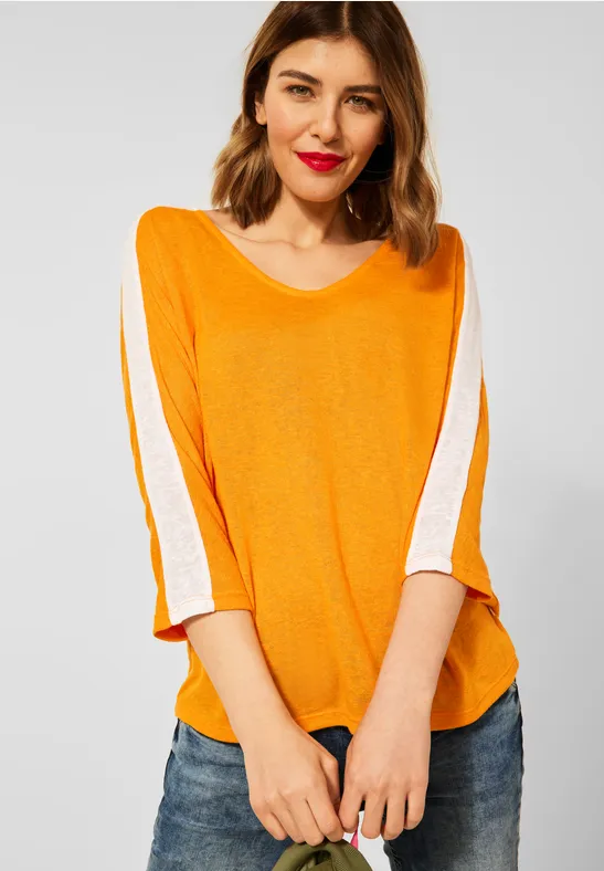 Street One Damen Leinenshirt – Leichtes Blusenshirt Mit Rundhals Für Business & Freizeit