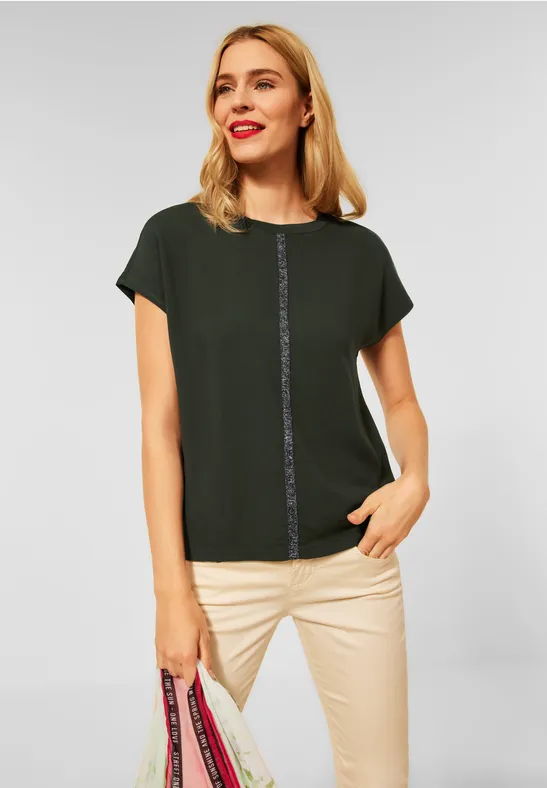 Street One Brown Cotton T-Shirt