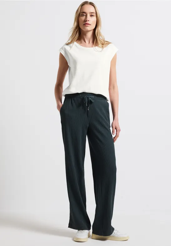 Street One Frauen Ärmelloses Shirt in Weiß, Gr: 42