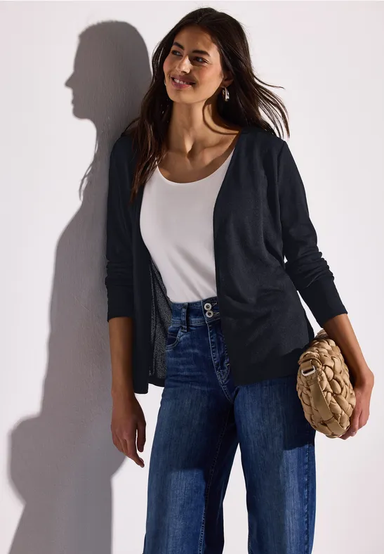 Thumbnail - Strick-Look Jacke