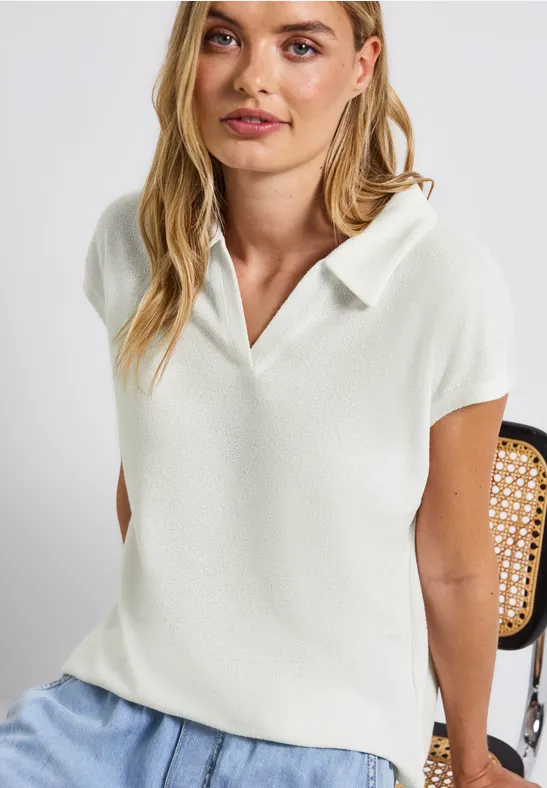 STREET ONE Shirttop met afhangende schouders