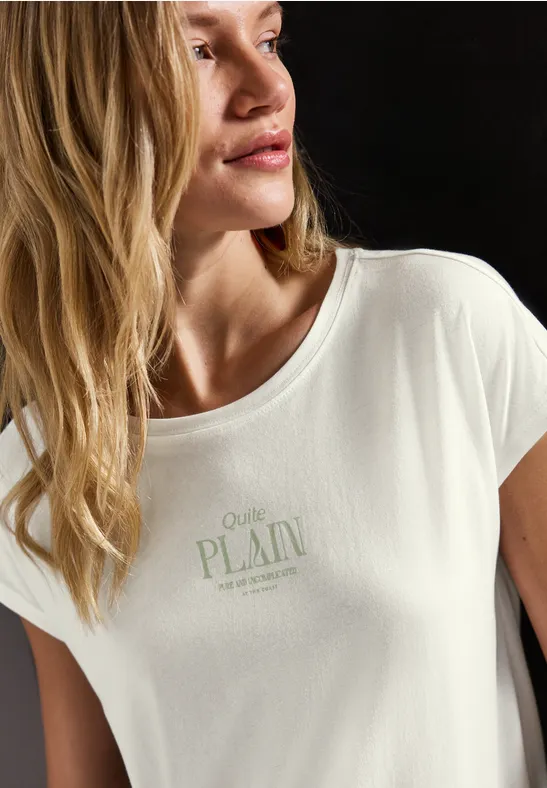 STREET ONE Shirttop met tekstprint