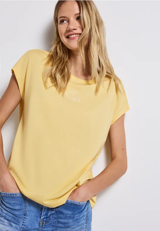 STREET ONE Shirttop met tekstprint