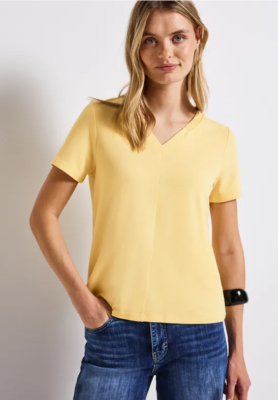 STREET ONE Shirt met V-hals