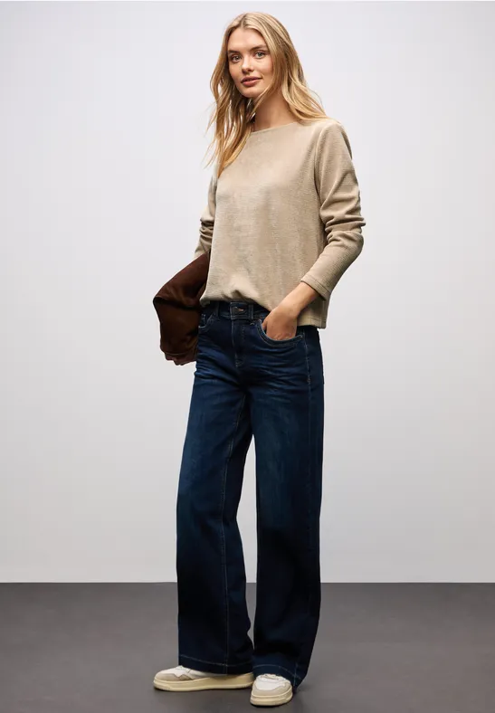 STREET ONE Trui met ronde hals