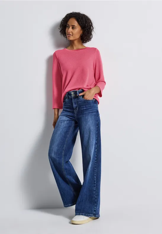 STREET ONE Shirt met 3/4 mouwen