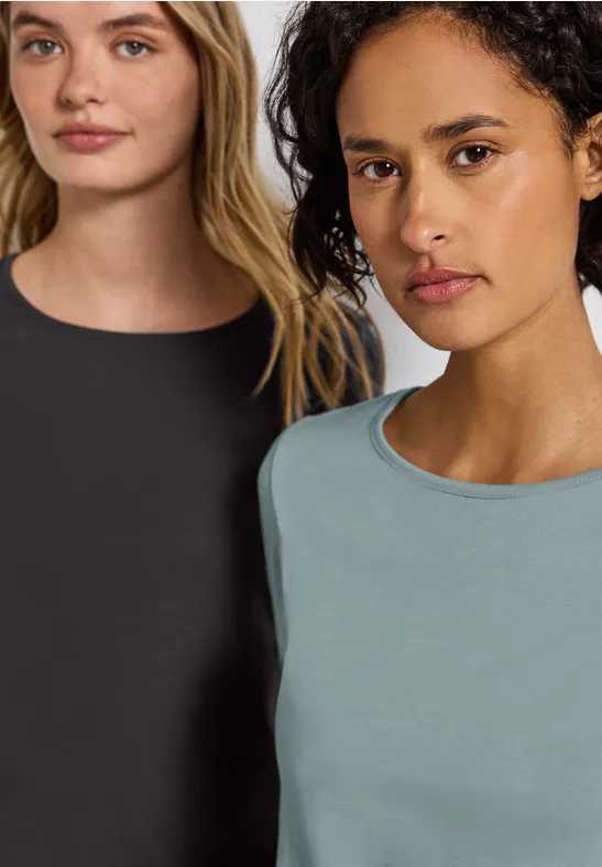 Thumbnail - 2er-Pack Langarmshirts