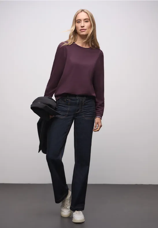 Thumbnail - Street One Softes Shirt mit Rippdetails