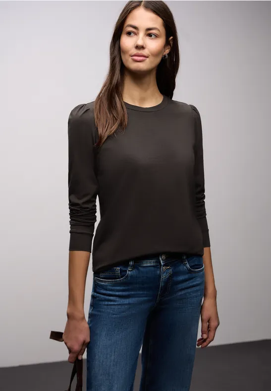 Shirt mit Raffung