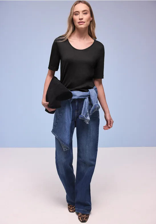 Thumbnail - T-Shirt mit Turn-Up