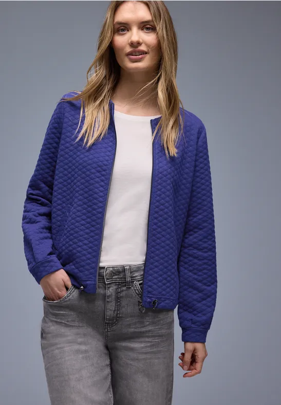 Thumbnail - Zipper Jacke mit Struktur