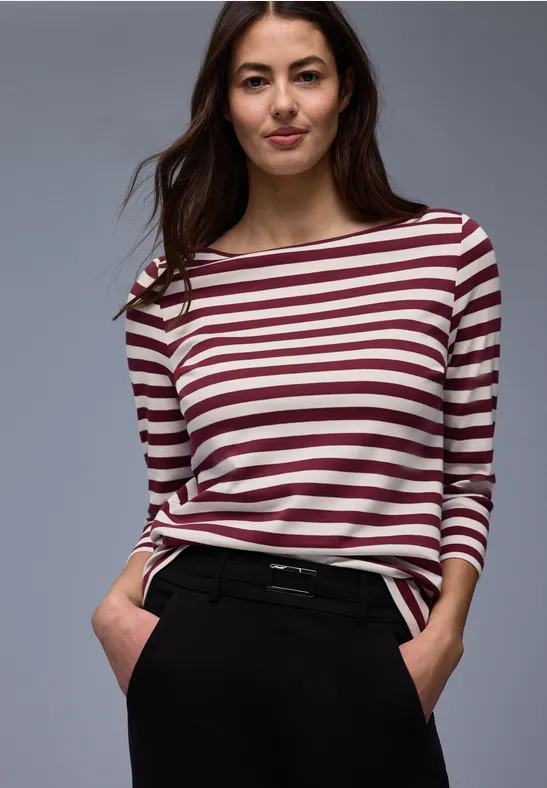 Thumbnail - Gestreiftes Shirt