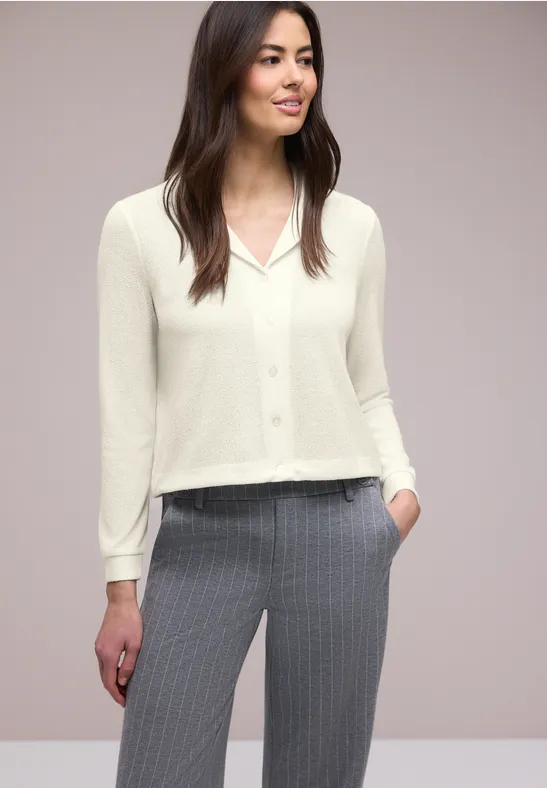 Thumbnail - Langarm Jacke mit V-Neck