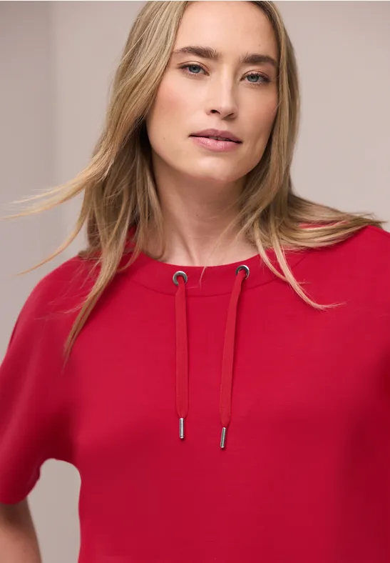 Thumbnail - Street One Dropped Shoulder Shirt im Silk-Look