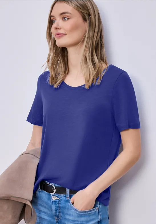 Thumbnail - Street One Frauen Longshirt in Blau, Gr: 42