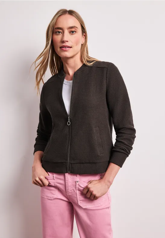 Thumbnail - Street One Blouson mit Zipper und Struktur