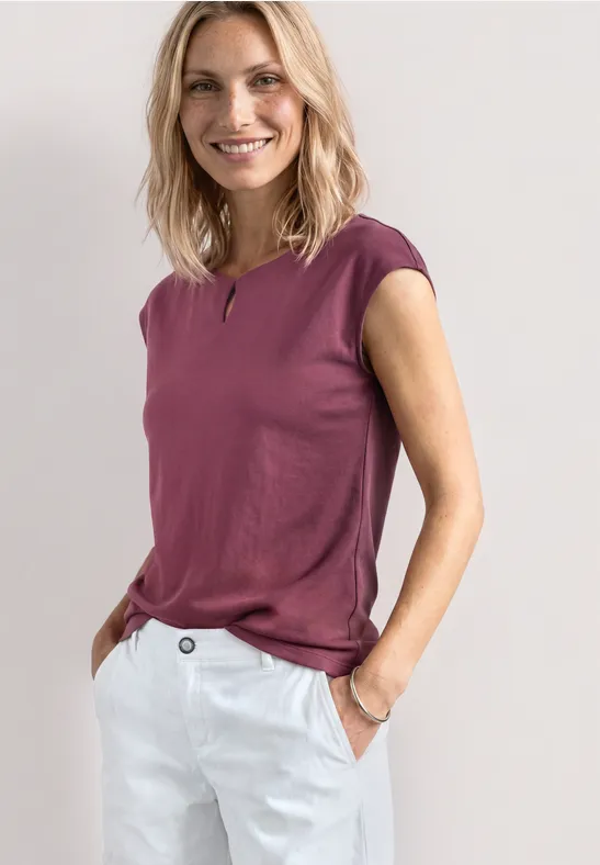 Dropped Shoulder Shirt mit Cut-Out