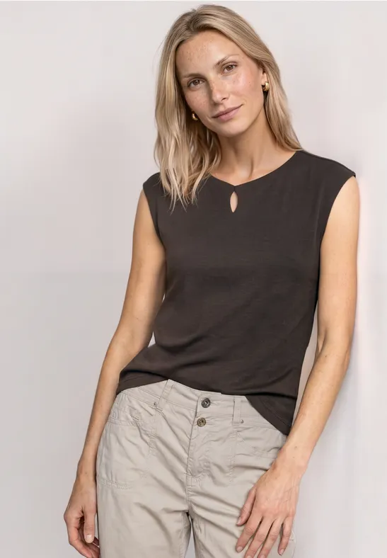 Dropped Shoulder Shirt mit Cut-Out