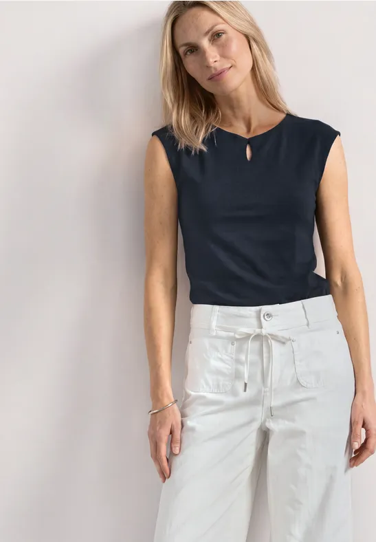 Dropped Shoulder Shirt mit Cut-Out