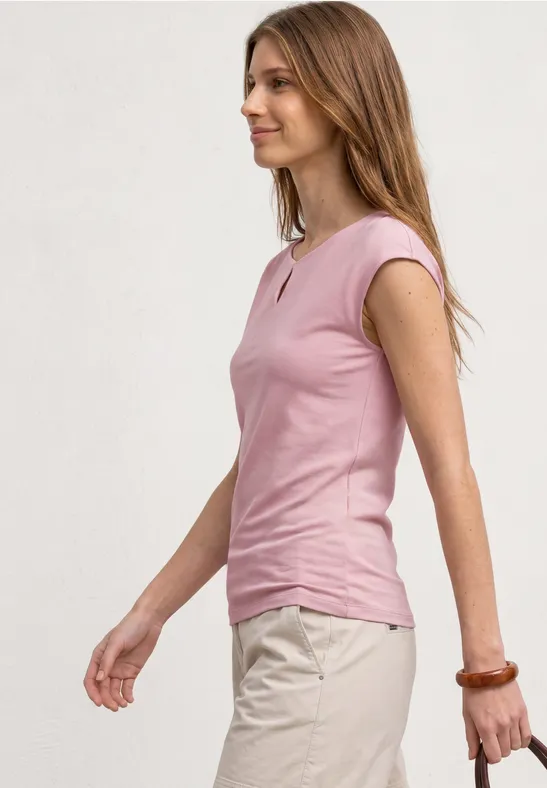 Street One Dropped Shoulder Shirt mit Cut-Out