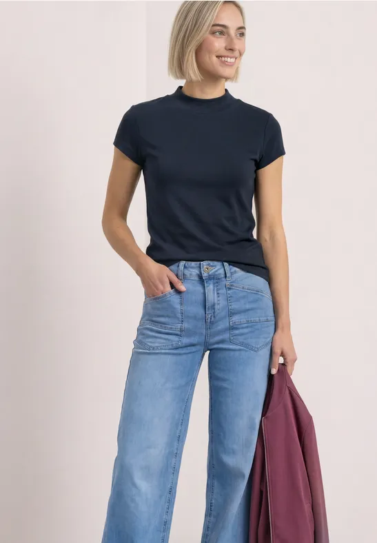 Basic Shirt mit Turtle Neck