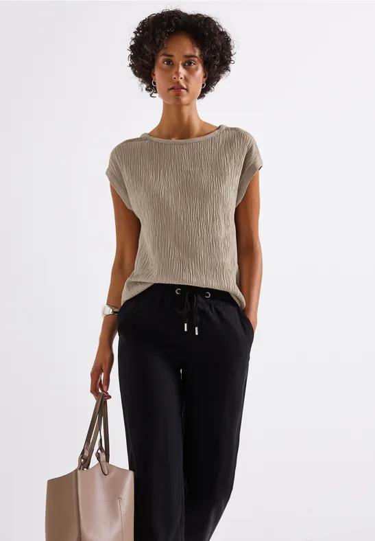 Street One Blouse shirt met tape details