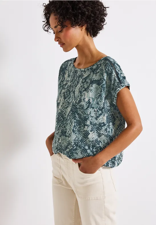 Street One Blouse shirt met tape details