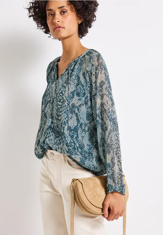 Street One Raglan chiffon blouse