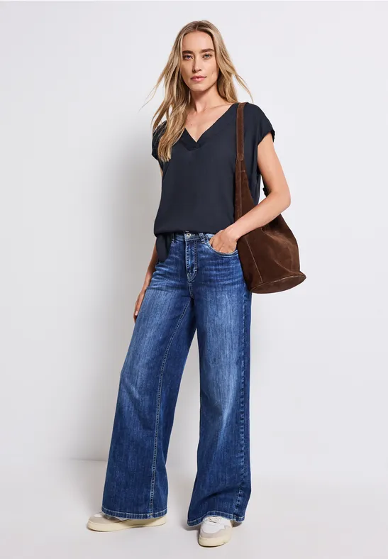 Street One V-hals blouse shirt