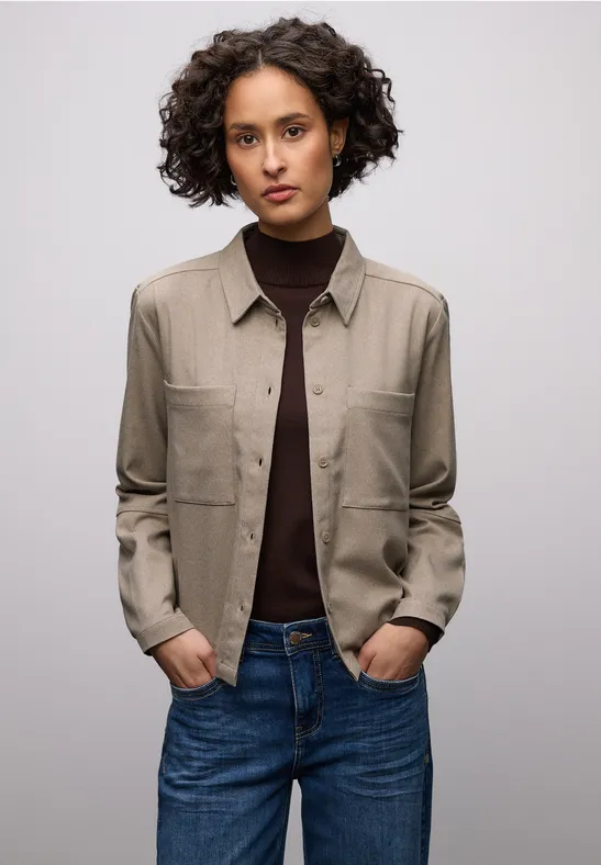 Street One Overhemd blouse met zakken