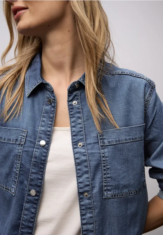 Thumbnail - Denim Hemdbluse