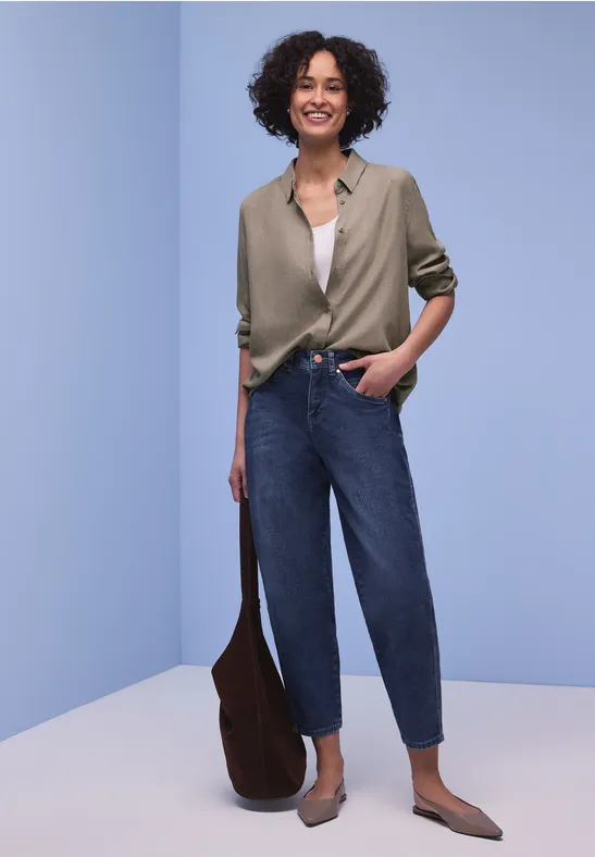 Thumbnail - Hemdbluse mit Tapedetails