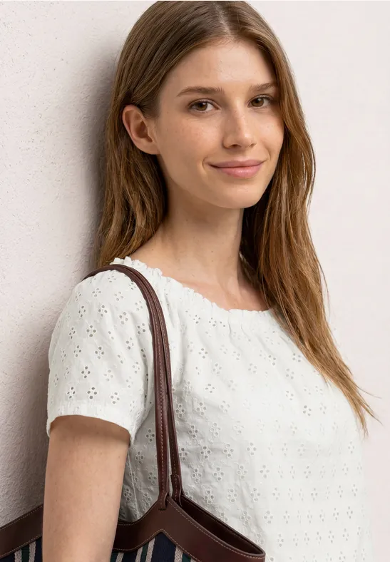 Street One Carmen blouse Weiß