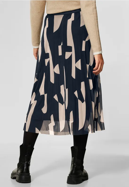 Jupe Midi Plissée Oscar De La Renta Imprimée Fleurs De Magnolia Jaune - Taille 6