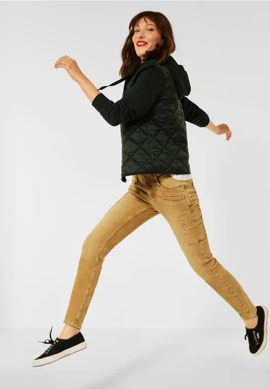 Pantaloni neri Skechers Slip-ins Cargo Pant da donna
