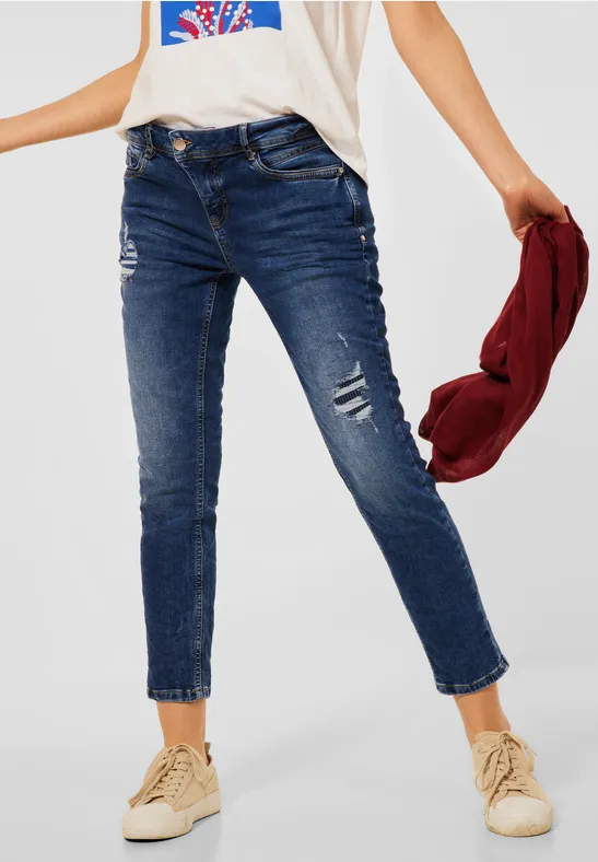 Chaqueta De Jean Street One Para Mujer - Estilo Moderno Con Bolsillos Y Ajuste Cómodo