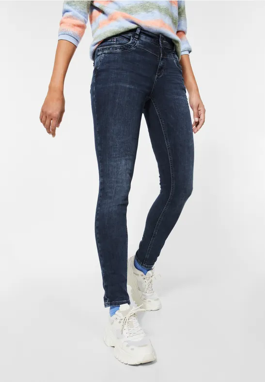 Street One Jeans Lovely Denim 2026.STREET-ONE Slim Fit Jeans für Damen in Blau - YORK | STREET-ONE