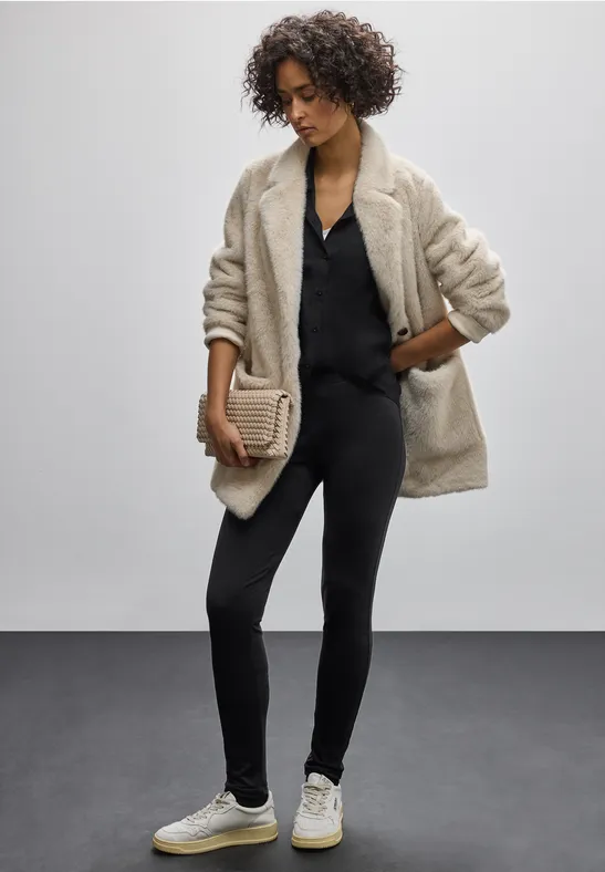 Thumbnail - Street One Frauen Basic Leggings in Schwarz, Gr: 34