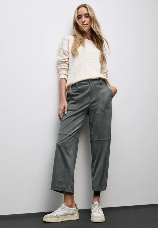 Thumbnail - Straight Leg Velourshose