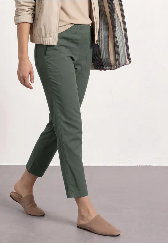 Slim Leg Chino mit Elastikbund