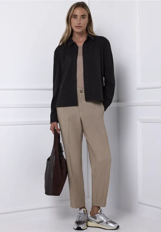 Street One Gem&ecirc;leerd Chino