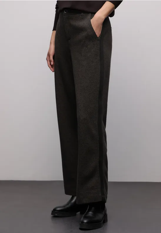 Straight Leg Hose Schwarz