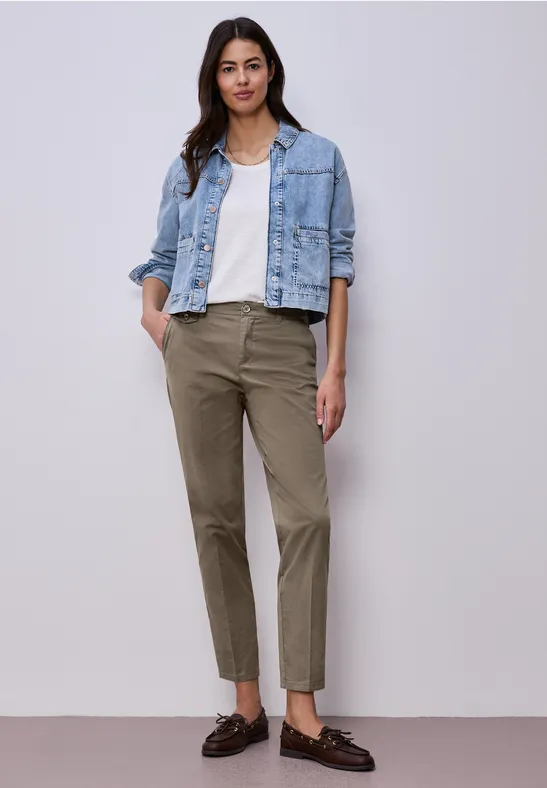 Thumbnail - Street One Chino im Casual Fit in softer Qualität