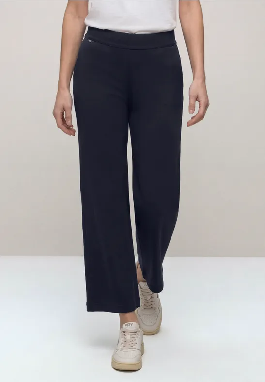 High Waist Wide Leg Hose im Loose Fit