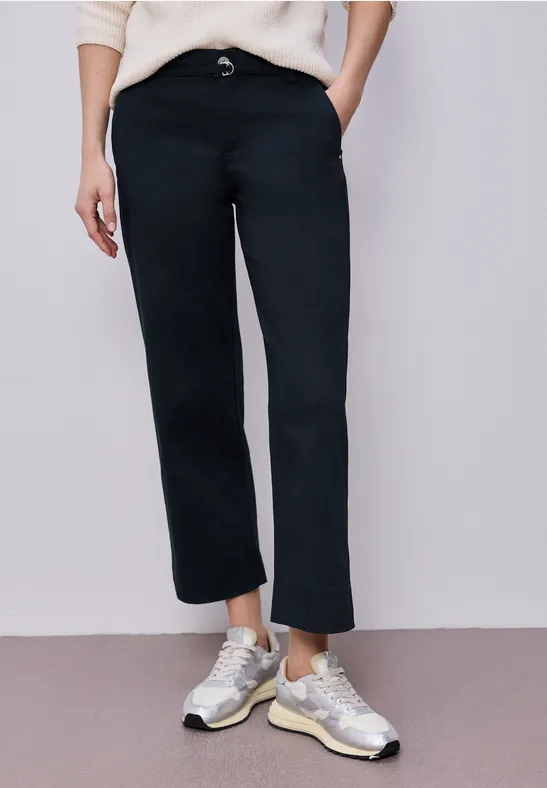 Thumbnail - Straight Leg Hose mit Gürteldetail