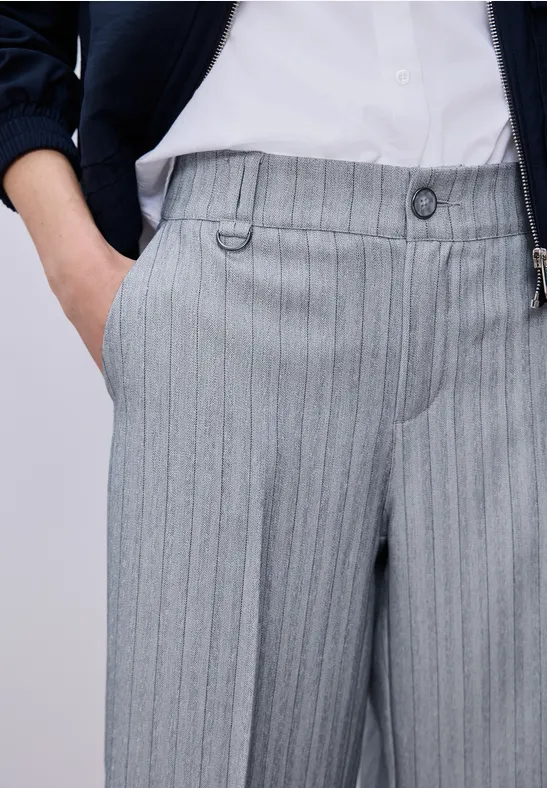 Thumbnail - Straight Leg Hose mit Streifen